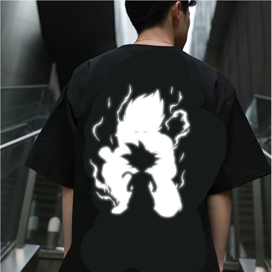 ÁO THUN PHẢN QUANG TAY LỠ GOKU 2 NAM NỮ