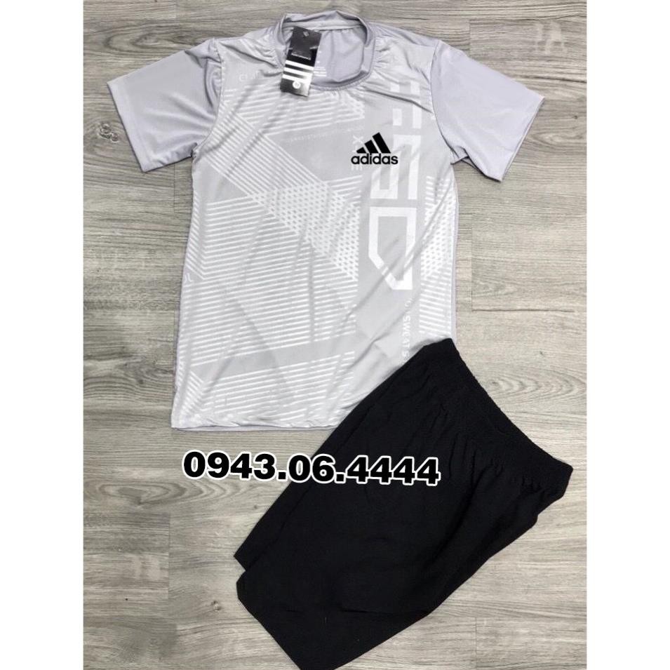 [Mã FAMAYMA2 giảm 10K đơn 50K] BỘ THỂ THAO NAM ADIDAS vân nổi 3D, BỘ QUẦN ÁO THỂ THAO NAM ADIDAS  ཾ