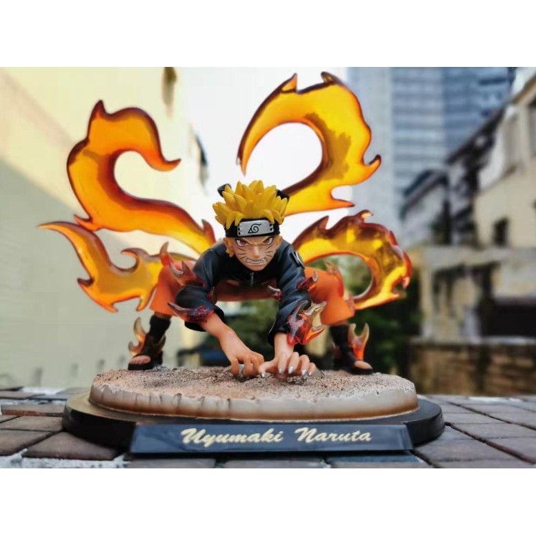 Mô hình Naruto Uzumaki hóa cửa vĩ cao 20cm fullbox cực chất