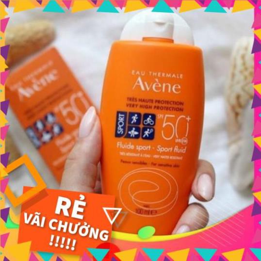 Kem chống nắng  AVÈNE Sort Fluid SPF50+, Kem chống nắng an toàn hiệu quả