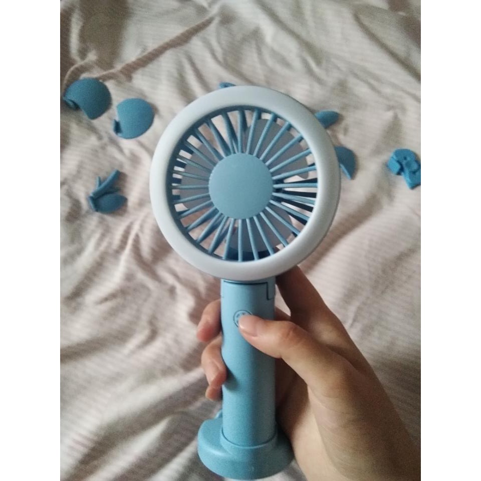 [TẶNG 2 PIN DỰ PHÒNG] Quạt cầm tay mini - quạt để bàn PHÁT SÁNG CHÍNH HÃNG iMeBoBo | BigBuy360 - bigbuy360.vn