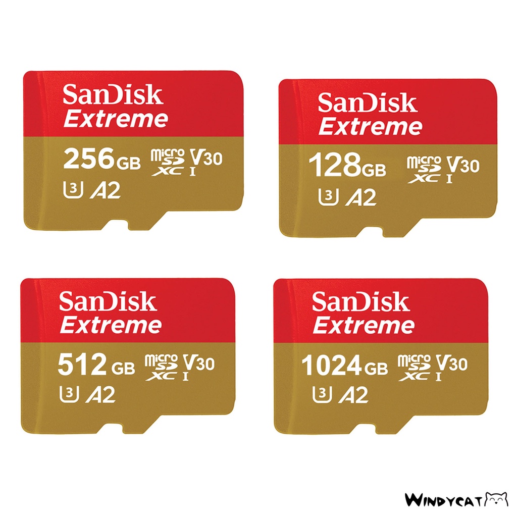 SANDISK Thẻ Nhớ 128GB 256GB 512GB 1TB Cho Máy Ảnh MP4 / MP3