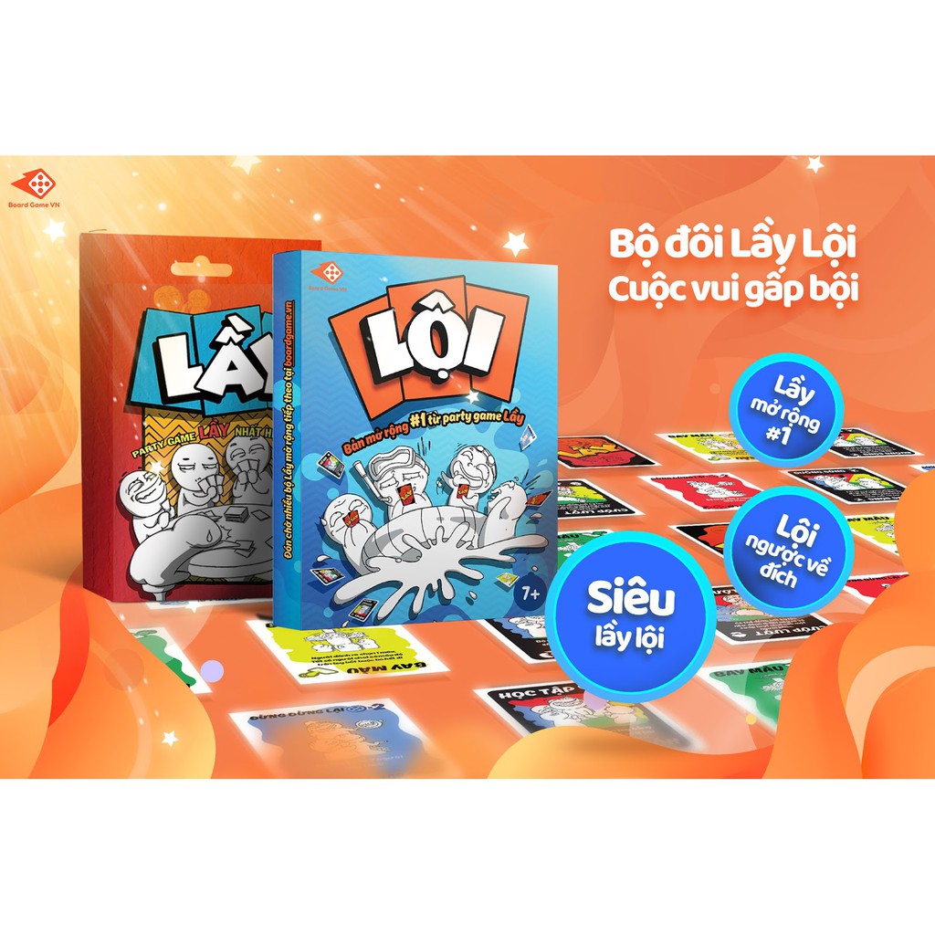 Thẻ bài LỘI - Bản mở rộng 1 của LẦY - Board Game VN