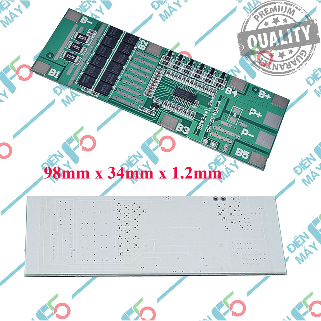 DMF5 Mạch sạc và bảo vệ cell pin Li-ion 6S 24v 25.2V 40A
