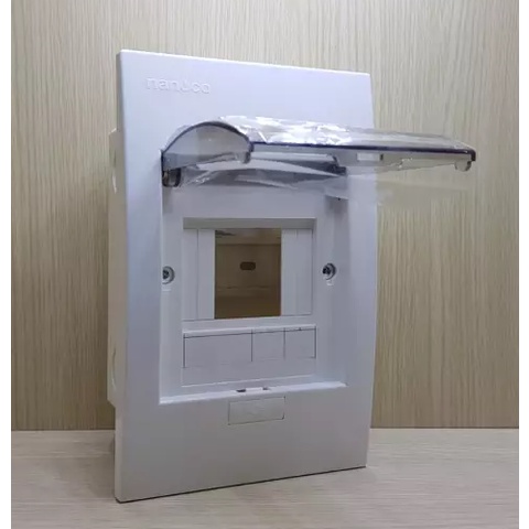 Tủ điện âm tường 2-4 line NDP104P - NANOCO