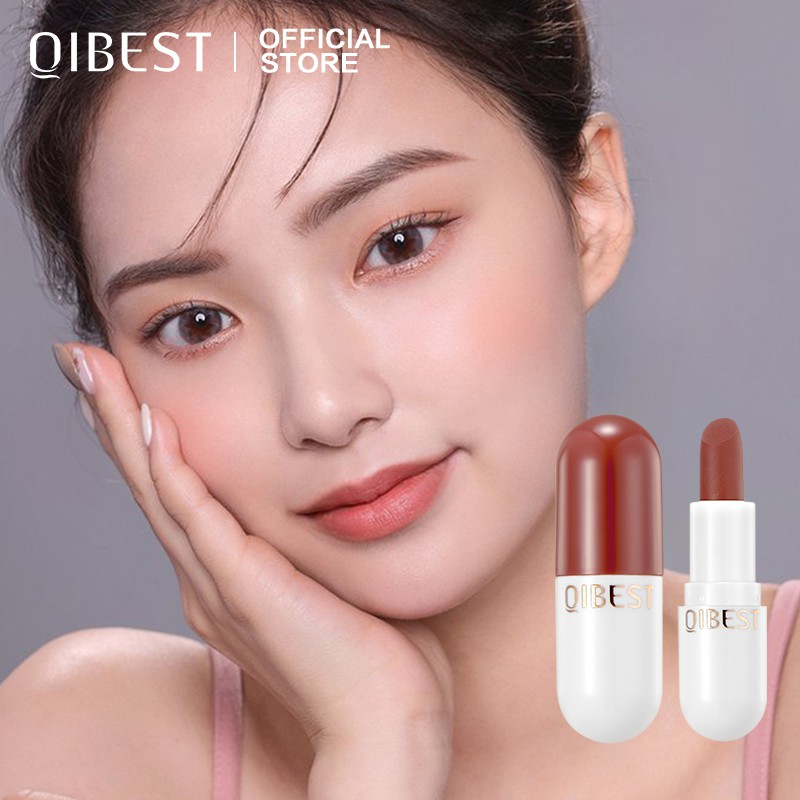 Son môi mini dễ thương 6 màu tuỳ chọn 9.26g QIBEST