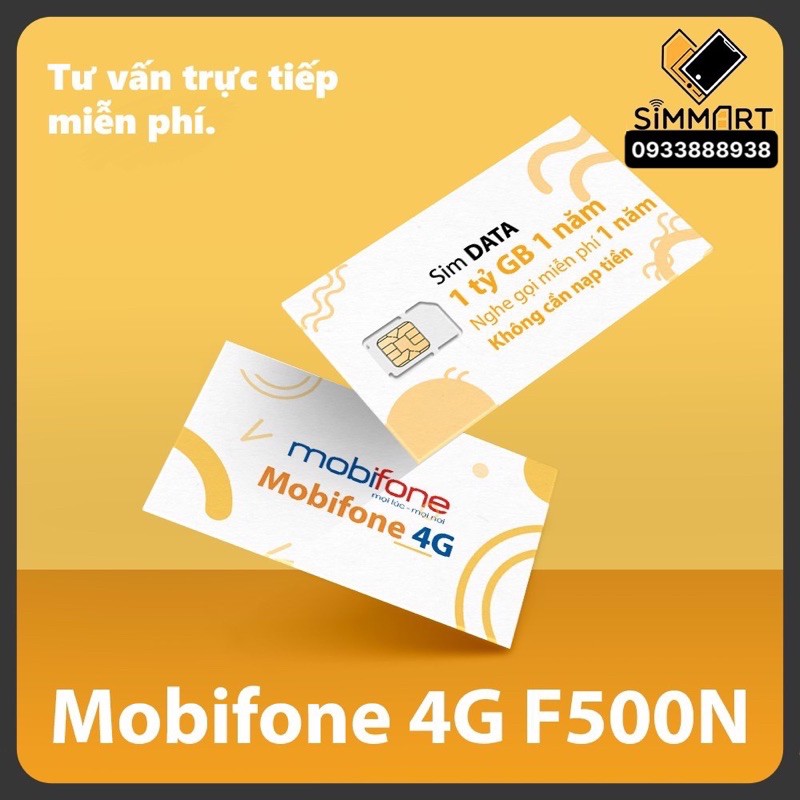 Sim 4G Mobi MDT250A 4GB/Tháng Trọn gói 1 năm không nạp tiền