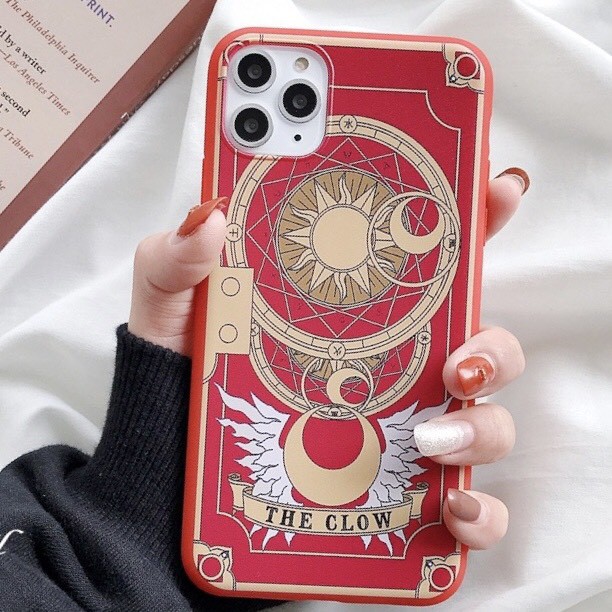 Ốp họa tiết hình hoạt hình Sakura cho IPhone 6/6s 6plus/6splus, X/Xs, 7/8
