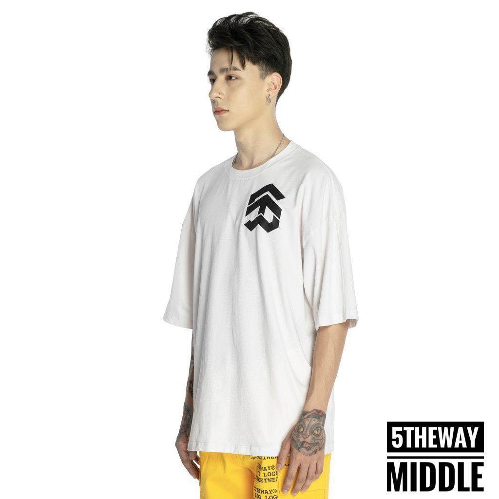 Áo Thun Local Brand 5TheWay Big Logo Nam Nữ Tay Lỡ Oversize Unisex Full Mạc