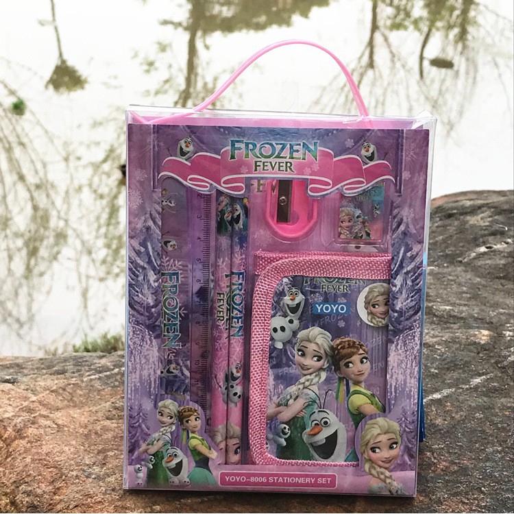 Bộ Bút Chì 6 Trong 1 Hình Người Nhện Hoạt Hình Dành Cho Bé