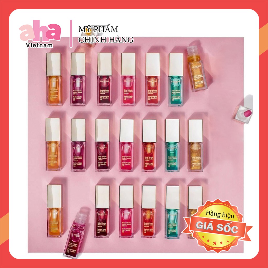 Dầu dưỡng môi Clarins Instant Light Lip Comfort Oil 2.8ml | BigBuy360 - bigbuy360.vn