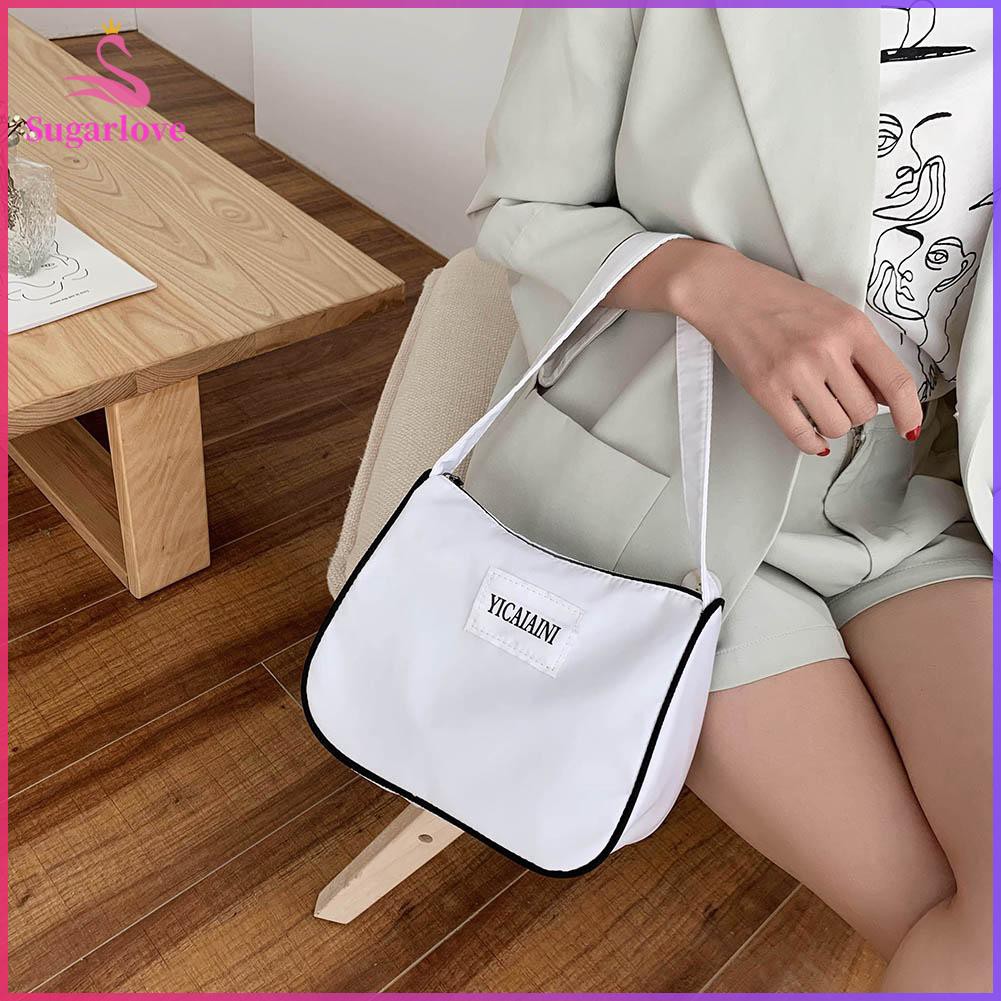 Beautiful※Women Travel Handbags Tote Ladies Nylon Casual Shoulder Zipper Shopping Bag