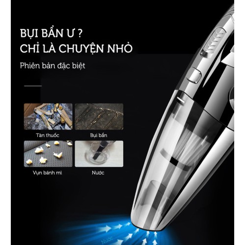 Máy hút bụi Ô Tô hai chiều thổi hút cầm tay mini ,không dây ,dung tích lớn,dễ dàng sử dụng R6053 | BigBuy360 - bigbuy360.vn