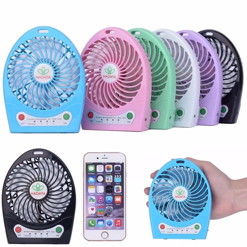 Quạt 3 Tốc Độ Mini Dùng Pin Sạc