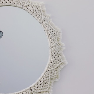 🌺 🌺 Gương tròn trang trí size lớn - Guong macrame 🌺 🌺