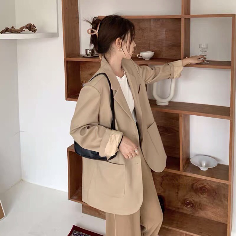 Áo blazer nữ 2 lớp áo vest nữ blazer hàn quốc dài tay 4 cúc vải dày 2 lớp Mophus MB010 | WebRaoVat - webraovat.net.vn