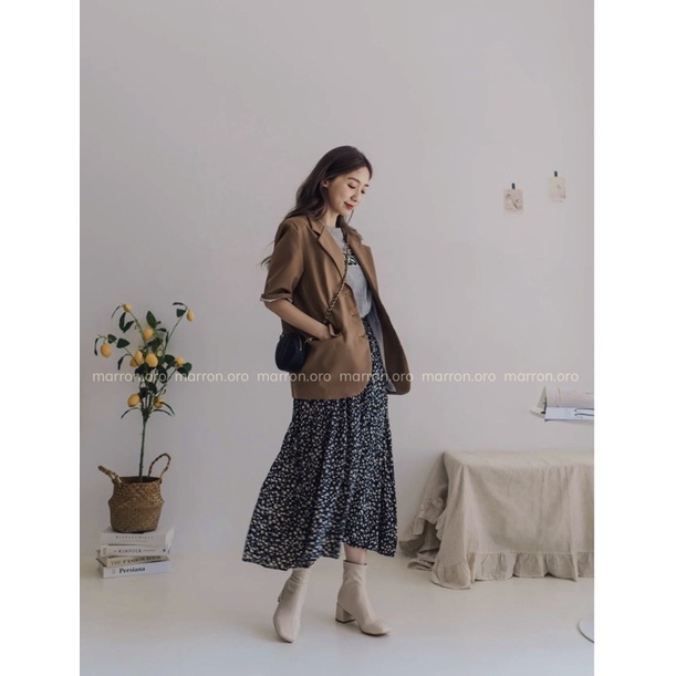 Áo khoác cộc tay CHOCO BLAZER by Marron oro | BigBuy360 - bigbuy360.vn