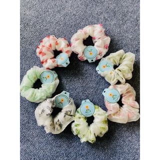 - scrunchies voan 2 lớp