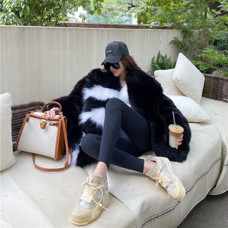 [ Áo Giả Lông Cáo Sang Chảnh]