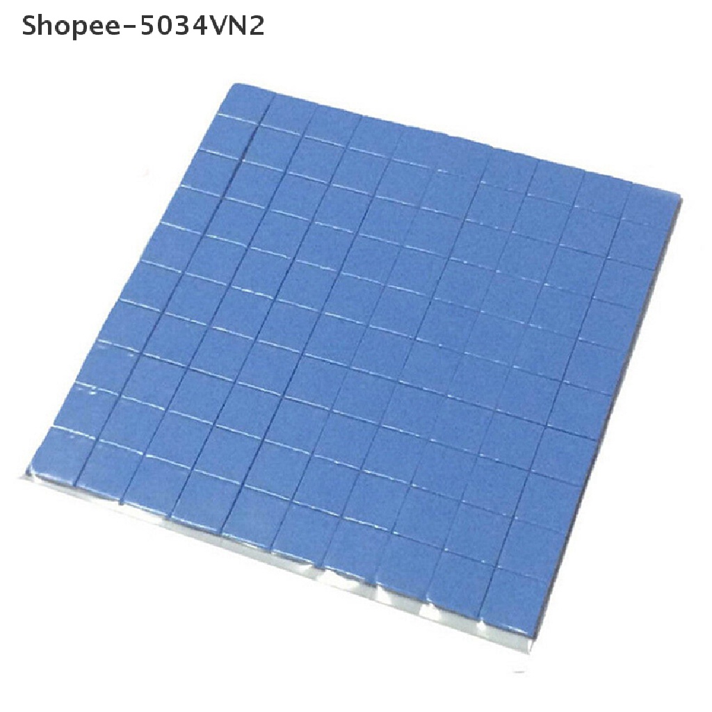 Tấm Silicon Tản Nhiệt CPU GPU Màu Xanh Dương 100mmx100mmx1mm Shopee-5034VN2