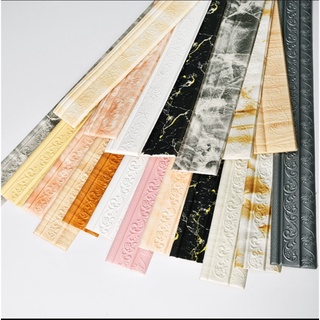 Phào Nẹp Chạy Viền CHỉ Xốp Dán Tường 3D Khổ Lớn Dài 2.3m rộng 8cm