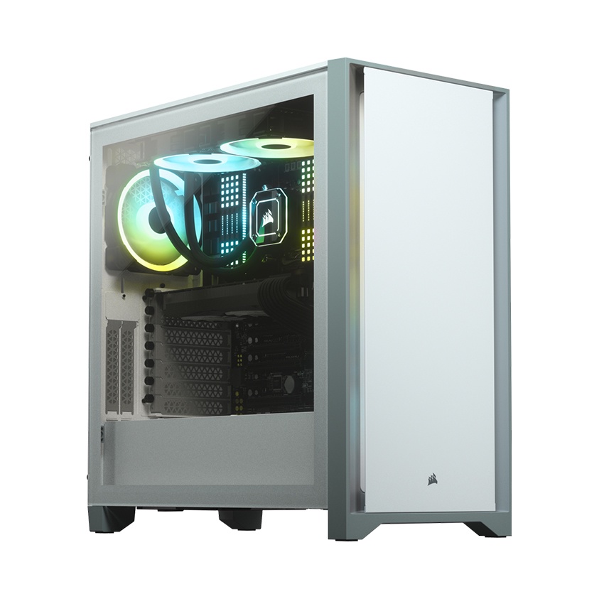 Vỏ case Corsair 4000D Airflow / TG Black, White Hàng chính hãng