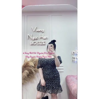 ĐẦM HOA NHÚN EO ĐUÔI CÁ BIGSIZE