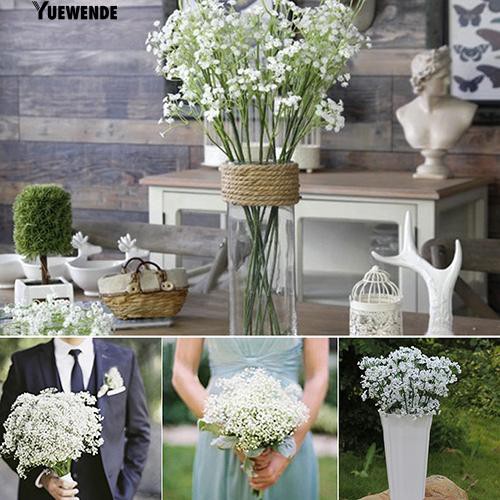 Bó 2 cành hoa chấm bi giả dùng trang trí tiệc cưới