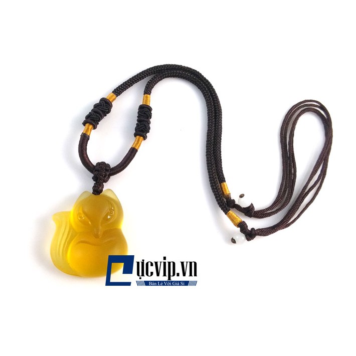 Dây Chuyền Hồ Ly Thạch Anh Hoàng Kim Ấn Độ MS709
