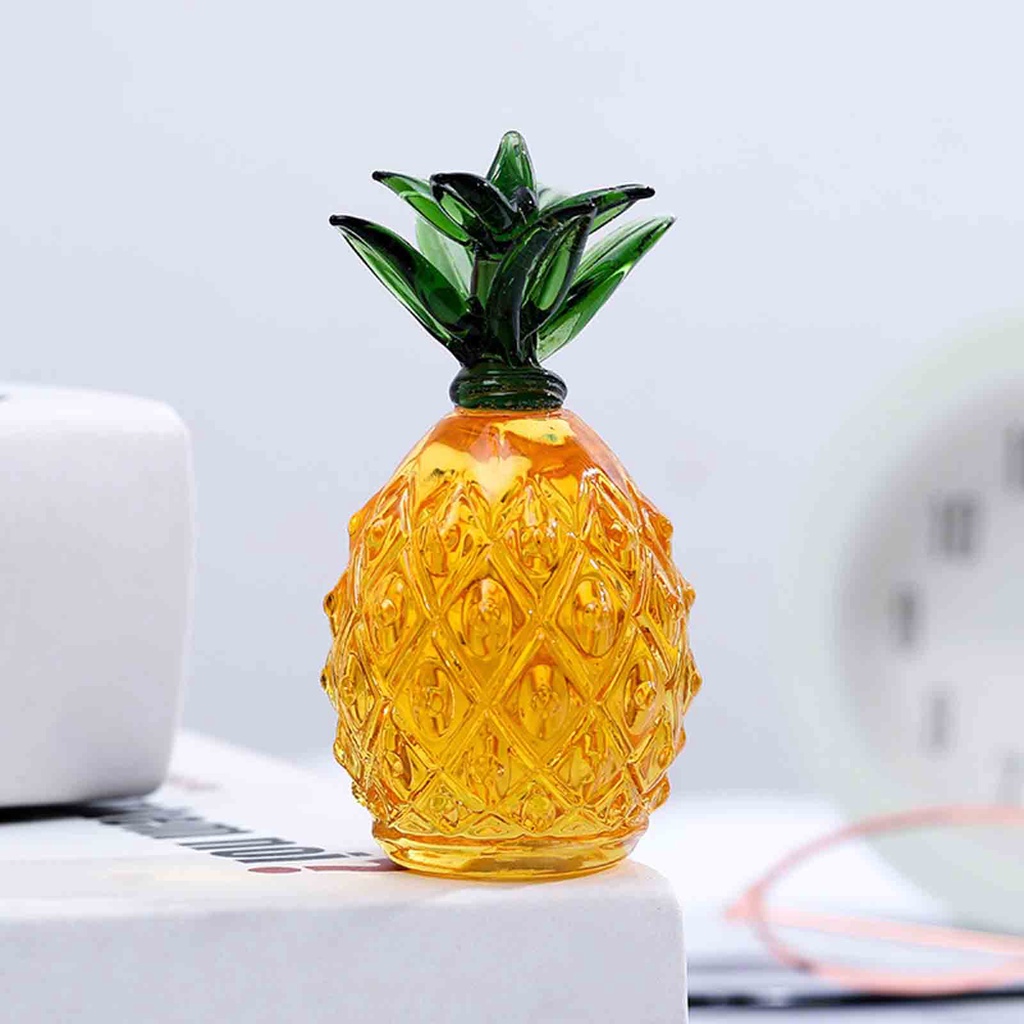 Đồ trang trí quả dứa pha lê 3D trang trí bàn