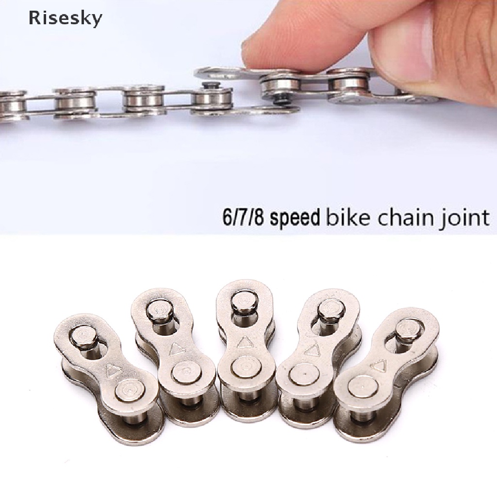 Set 5 Cặp Khớp Nối Dây Xích Xe Đạp 6 / 7 / 8 / 9 / 10 / 11 Tốc Độ