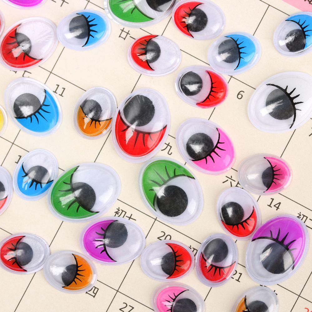 Túi 100 Mắt Gấu Trúc / Bầu Dục Bằng Bông Nhiều Màu Sắc Cho Bé