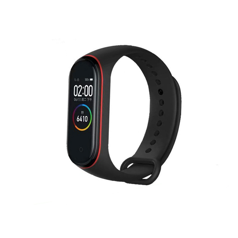 Dây Đeo Thay Thế Chất Liệu Silicon Màu Trơn Cho Xiaomi Mi Band 3 / Mi Band 4