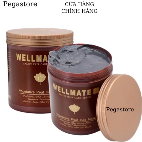 Ủ tóc WELLMATE Vegetative Peat Hair Mask 500ml - hàng có - Dầu ủ tóc - chăm sóc tóc hiệu quả