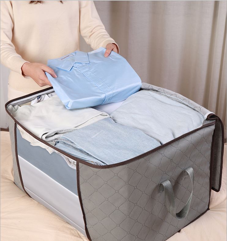 [Rẻ vô địch] Hộp đựng chăn màn thùng đựng quần áo thùng đựng đa năng bảo quản lưu trữ