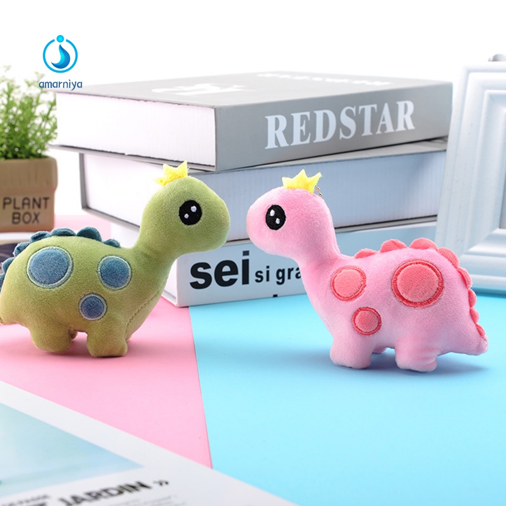 Thú Nhồi Bông Hình Khủng Long Đội Vương Miện Dễ Thương