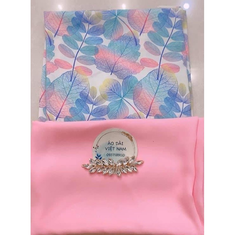 Vải áo dài lá dâu