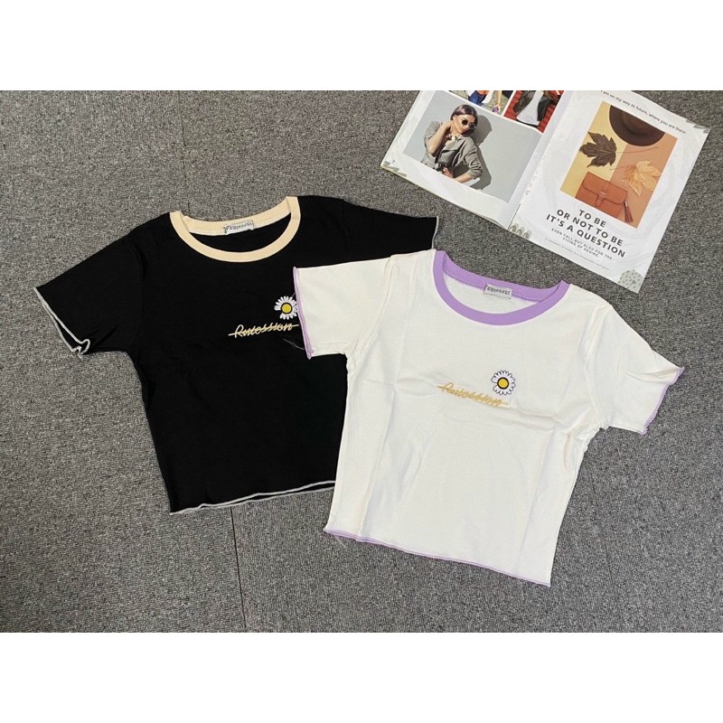 Áo cotton loại 1 croptop cực xinh [HOT NHẤT] chất siêu xịn