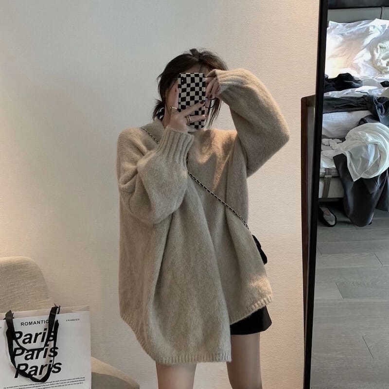 Áo Len Candigan Dáng Thụng | BigBuy360 - bigbuy360.vn