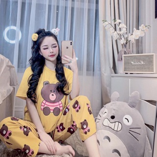 Bộ Coton mặc ở nhà