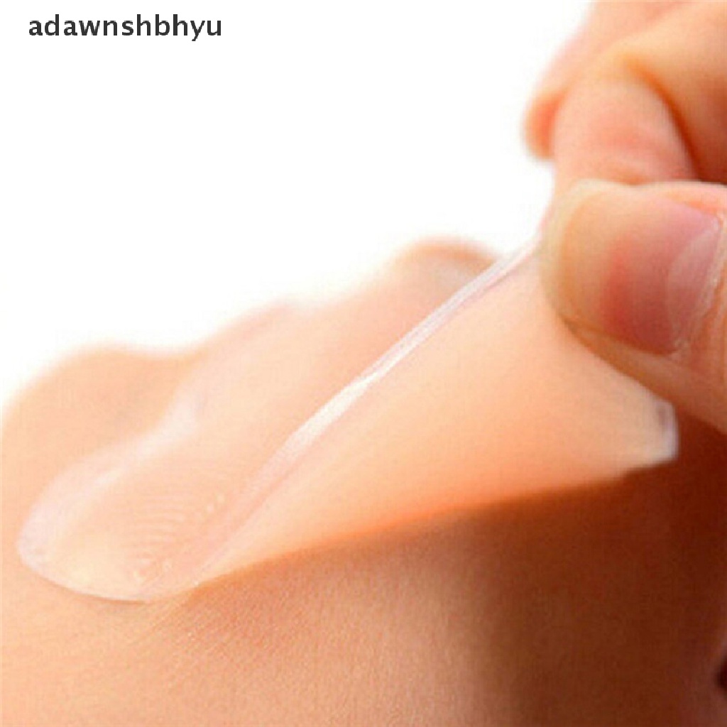 [adawnshbhyu] 1 Pair Self Adhesive Silicone Breast Bra Petal Heart Nipple Cover Pad Pasties .