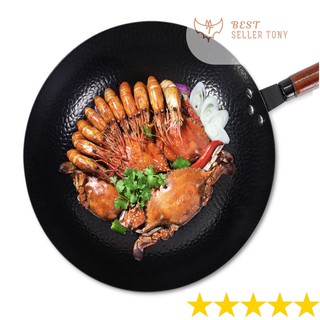 Chảo sắt không dính 32cm dùng cho nhiều gian bếp