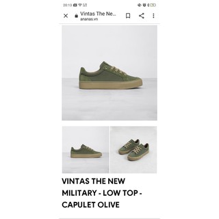 Giày Ananas Vitas Military - size37
