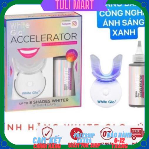 [ Hàng ÚC] Máy làm trắng răng bằng ánh sáng xanh White Glo White Accelerator Blue Light Teeth Whitening System