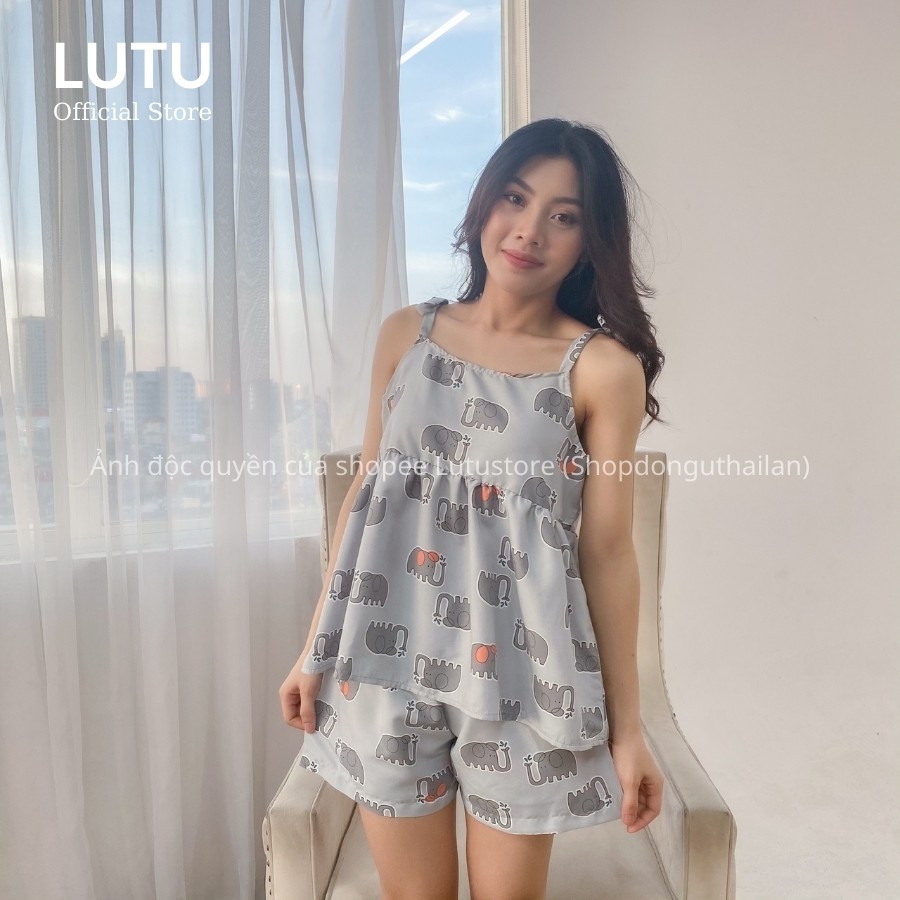 Bộ Ngủ Hai Dây Kate Thái Họa Tiết Dễ Thương | BigBuy360 - bigbuy360.vn