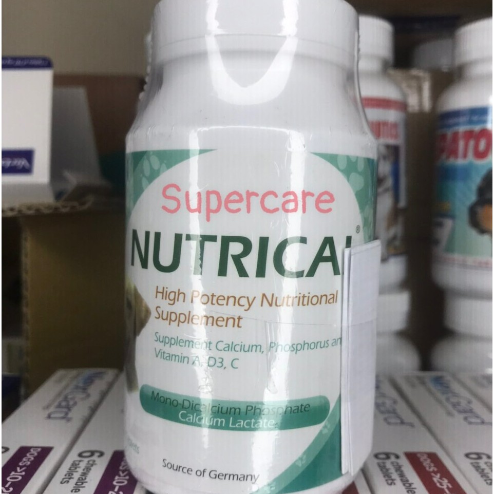 Một Lọ Canxi & Vitamin Nutrical - Đặc Biệt Cho Chó Con Mèo Con Xương Khoẻ  Ăn Ngon Miệng