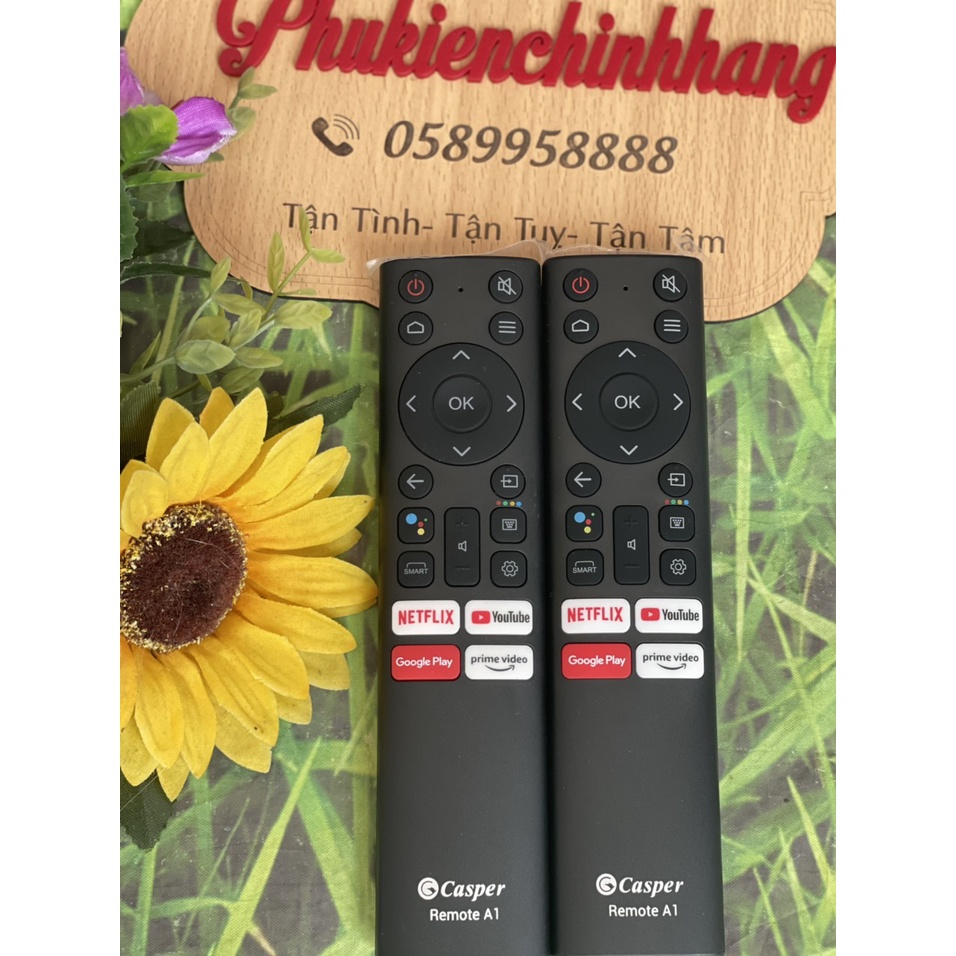 HÀNG ZIN] REMOTE TIVI CASPER GIỌNG NÓI (Bảo hành 03 tháng)