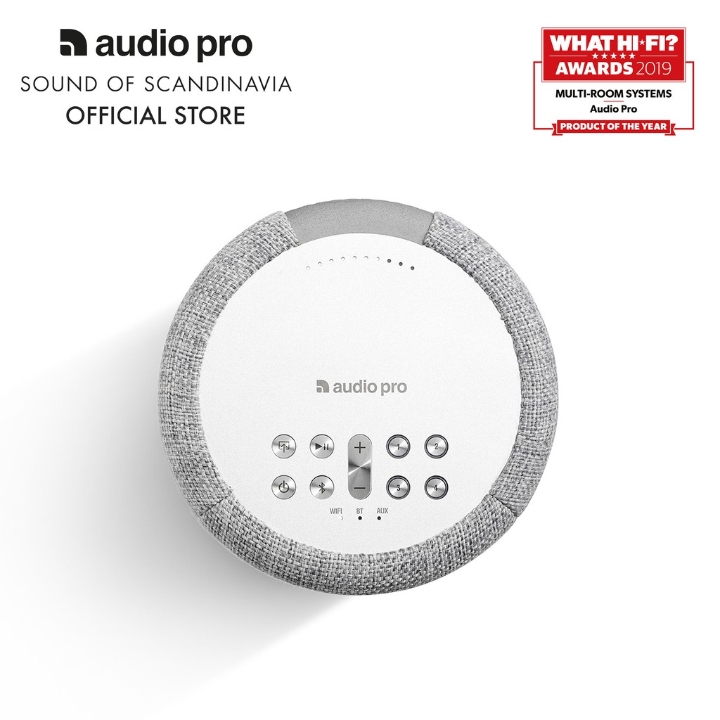 Loa Audio Pro A10 MultiRoom Speaker Light Grey