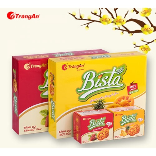 Bánh Tràng An Bista mứt dâu 366g