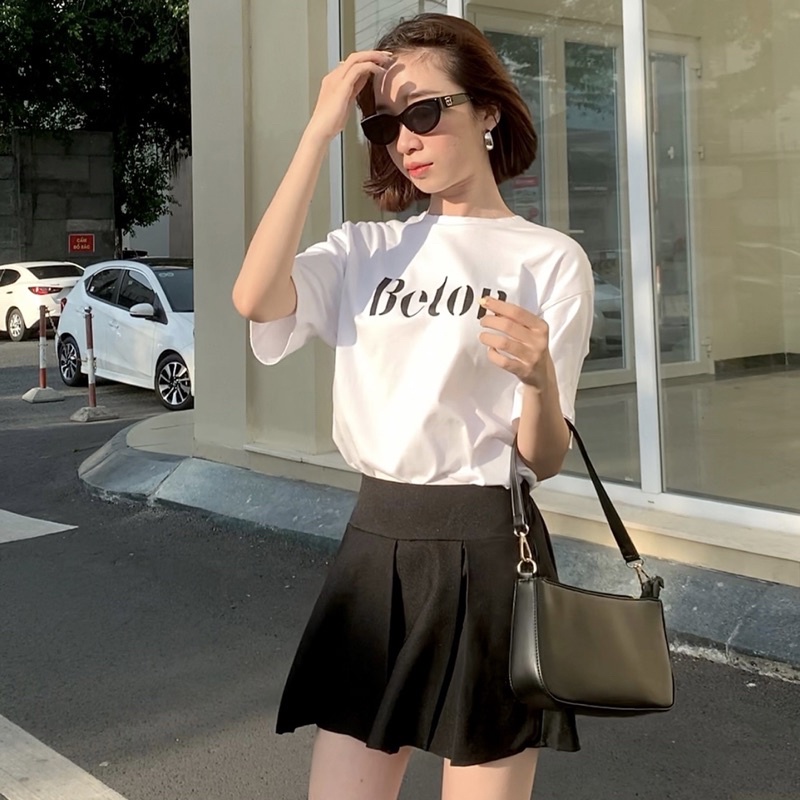 Túi kẹp nách nữ hot trend da PU trơn lì basic Trendy Muscat